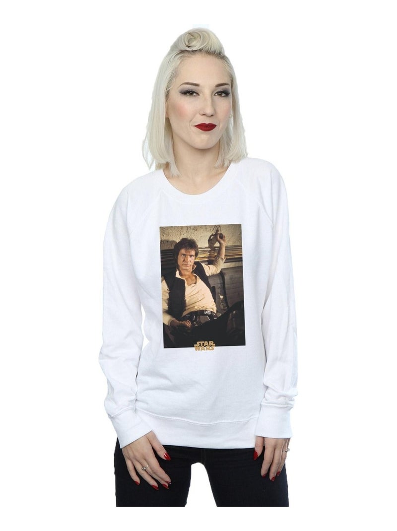 Star Wars - Sweat MOS EISLEY Blanc - Kiabi