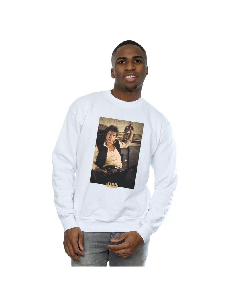 Star Wars - Sweat MOS EISLEY Blanc - Kiabi