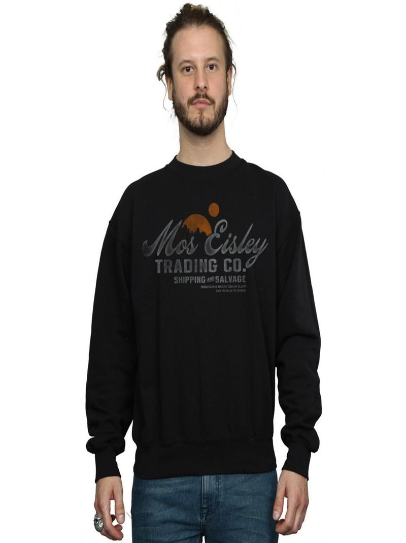 Star Wars - Sweat MOS EISLEY TRADING CO Noir - Kiabi