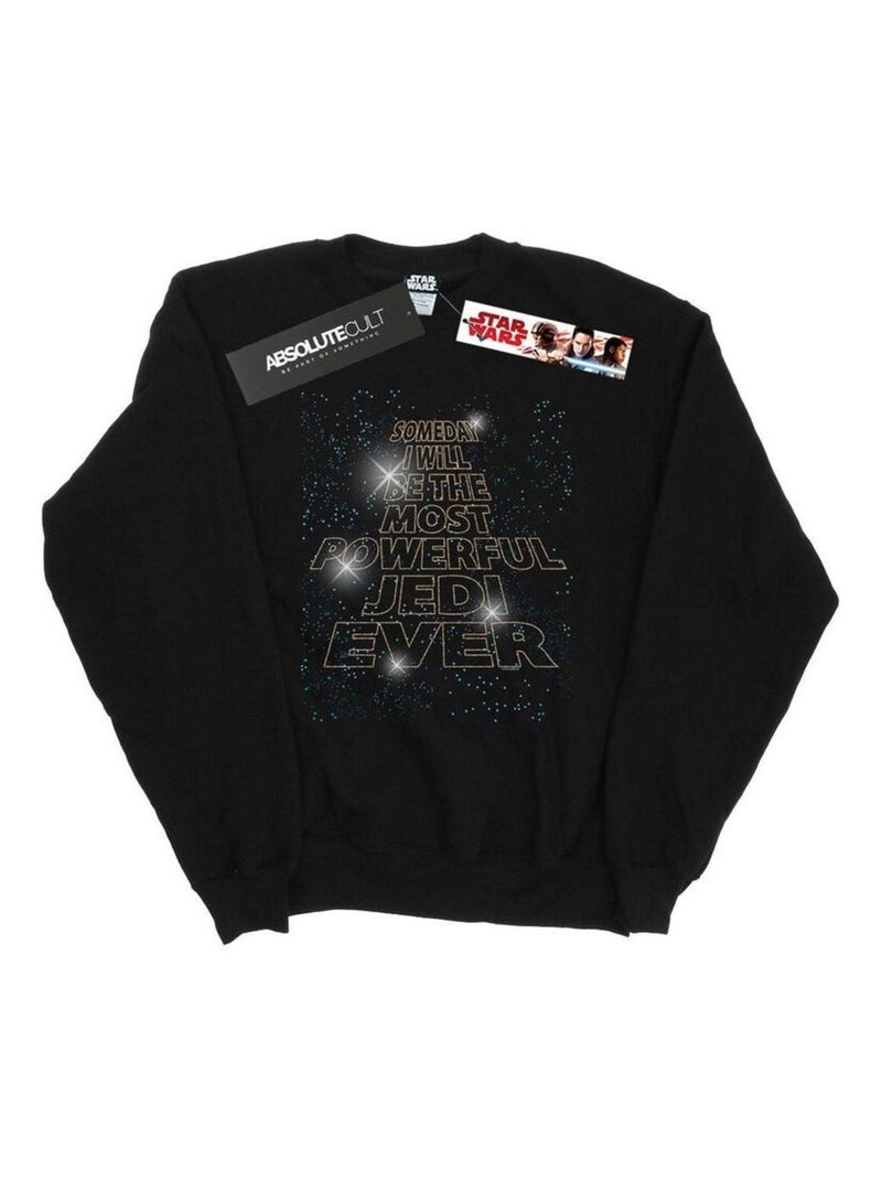 Star Wars - Sweat MOST POWERFUL JEDI Noir - Kiabi