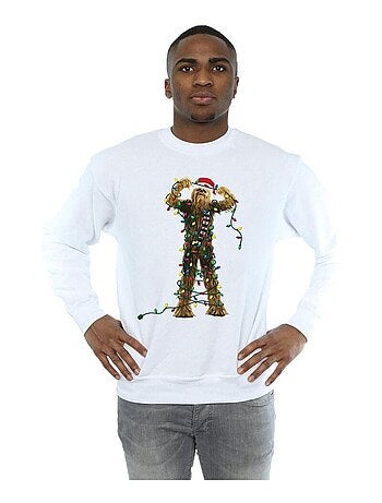 Star Wars - Sweat motif Chewbacca motif/style Lumières de Noël