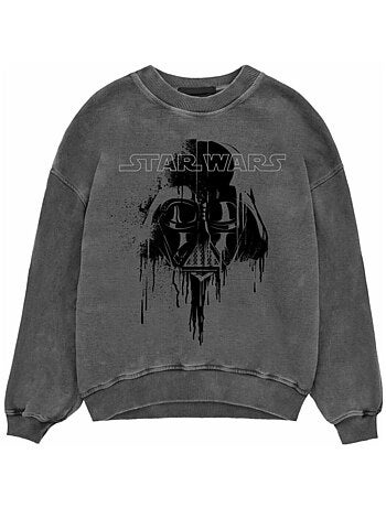 Star Wars - Sweat motif Dark Vador motif/style dégoulinant