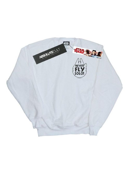 Star Wars - Sweat NEVER FLY SOLO - Kiabi Star Wars - Sweat NEVER FLY SOLO - Kiabi