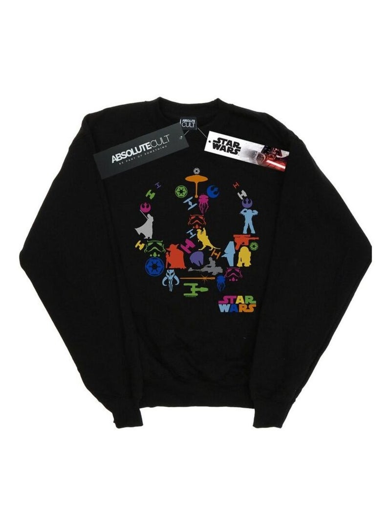 Star Wars - Sweat Noir - Kiabi