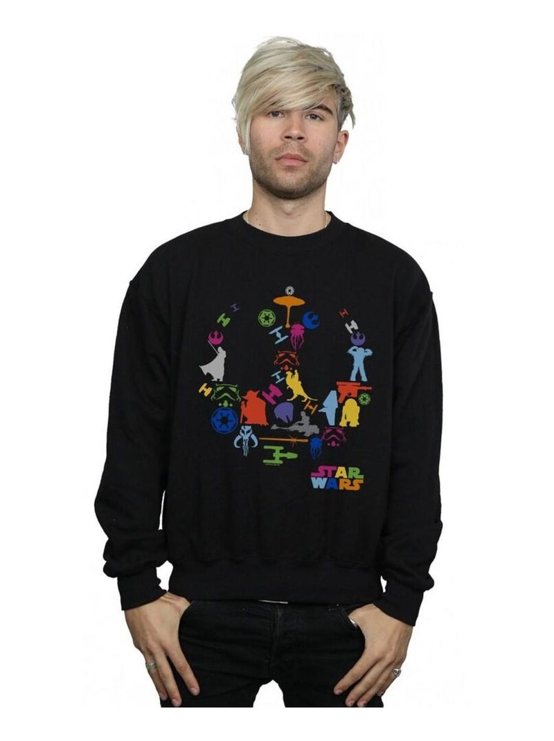 Star Wars - Sweat Noir - Kiabi