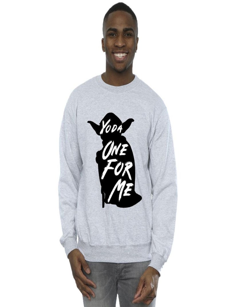 Star Wars - Sweat ONE FOR ME Gris chiné - Kiabi