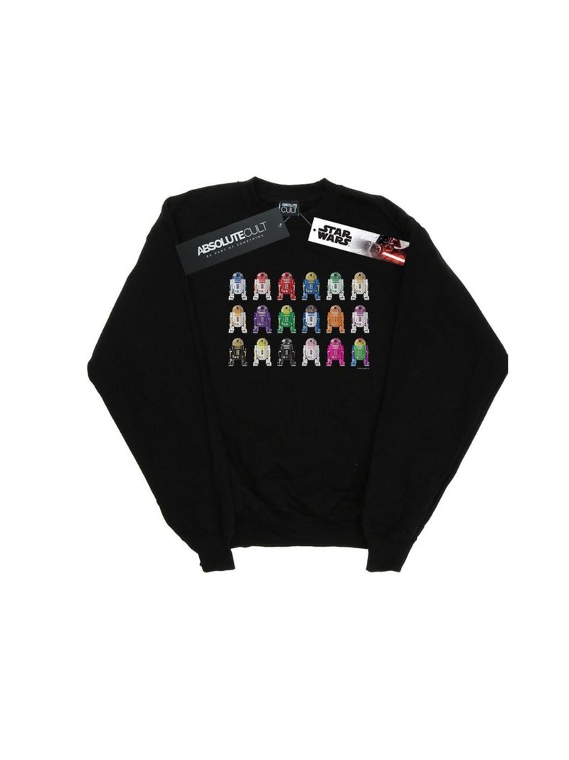 Star Wars - Sweat R2 UNITS Noir - Kiabi