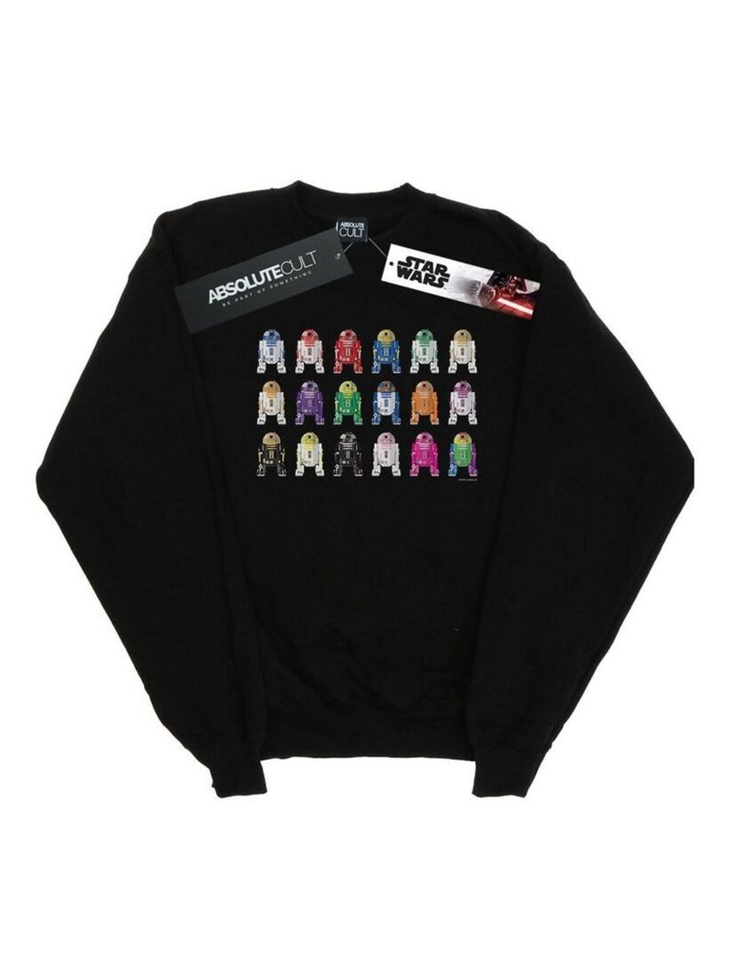 Star Wars - Sweat R2 UNITS Noir - Kiabi
