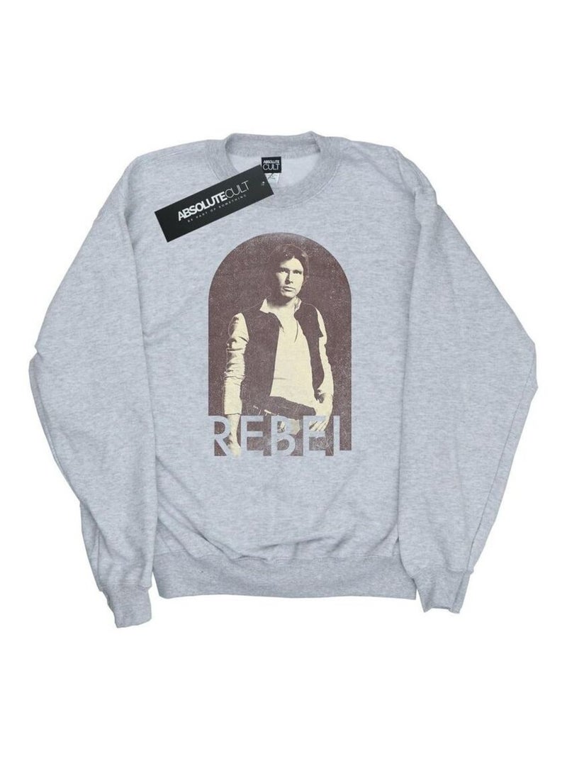 Star Wars - Sweat REBEL Gris chiné - Kiabi