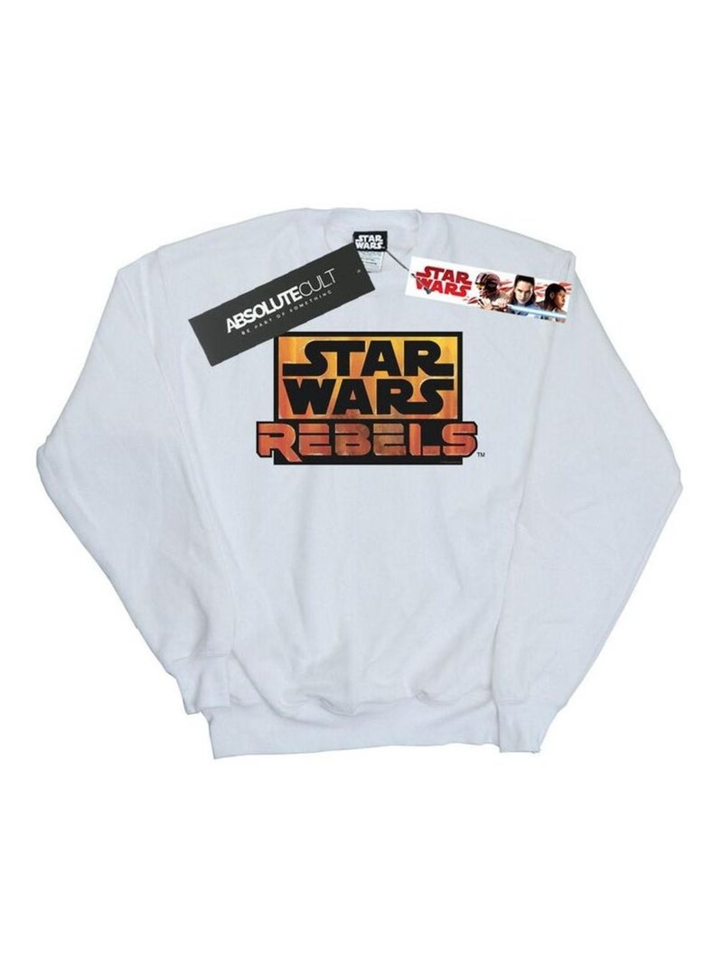 Star Wars - Sweat REBELS Blanc - Kiabi