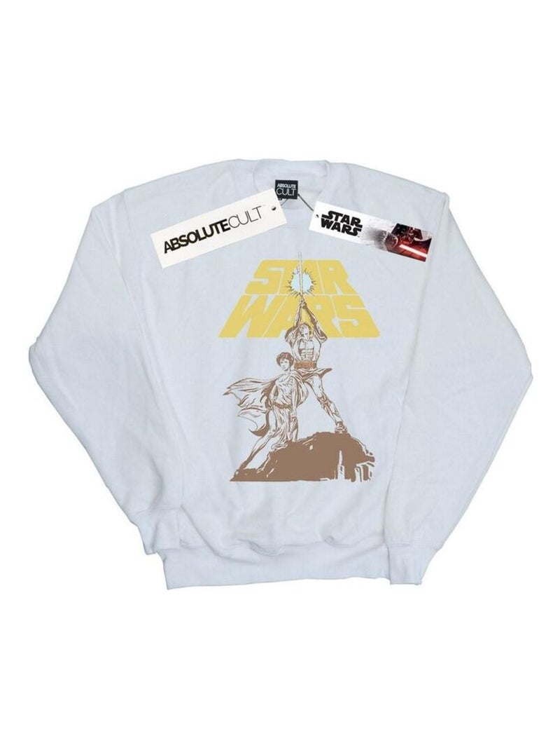 Star Wars - Sweat REBELS Blanc - Kiabi