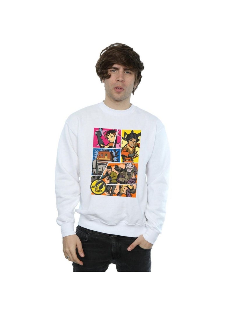 Star Wars - Sweat REBELS Blanc - Kiabi