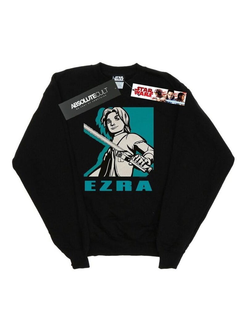 Star Wars - Sweat REBELS EZRA Noir - Kiabi