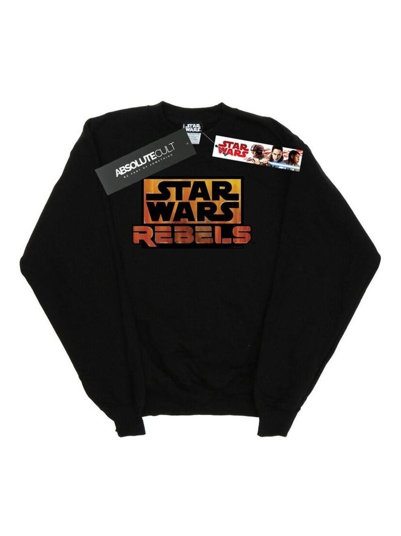 Star Wars - Sweat REBELS Noir - Kiabi