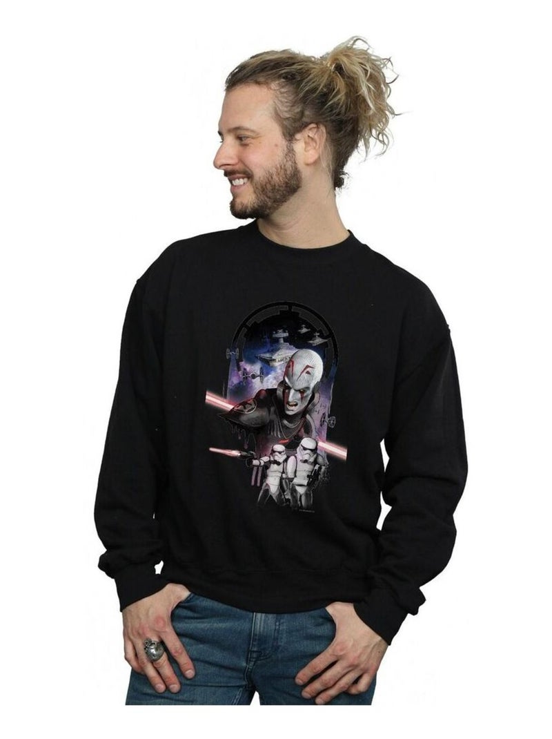 Star Wars - Sweat REBELS THE GRAND INQUISITOR Noir - Kiabi