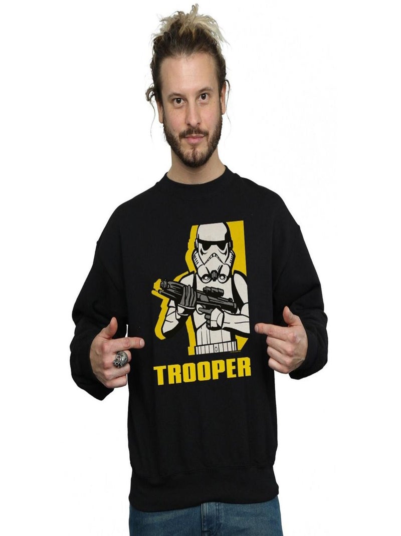 Star Wars - Sweat REBELS TROOPER Noir - Kiabi