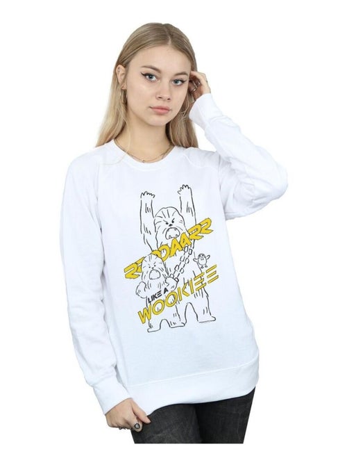 Star Wars - Sweat ROAR LIKE A WOOKIEE - Kiabi