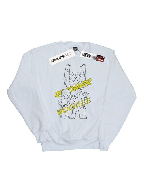 Star Wars - Sweat ROAR LIKE A WOOKIEE - Kiabi Star Wars - Sweat ROAR LIKE A WOOKIEE - Kiabi