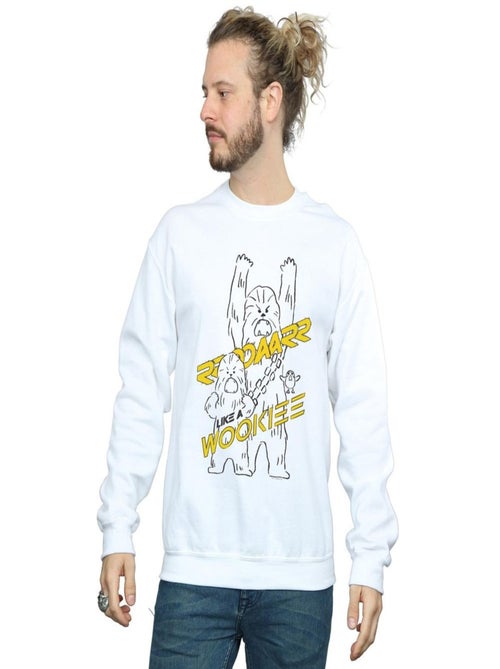 Star Wars - Sweat ROAR LIKE A WOOKIEE - Kiabi Star Wars - Sweat ROAR LIKE A WOOKIEE - Kiabi
