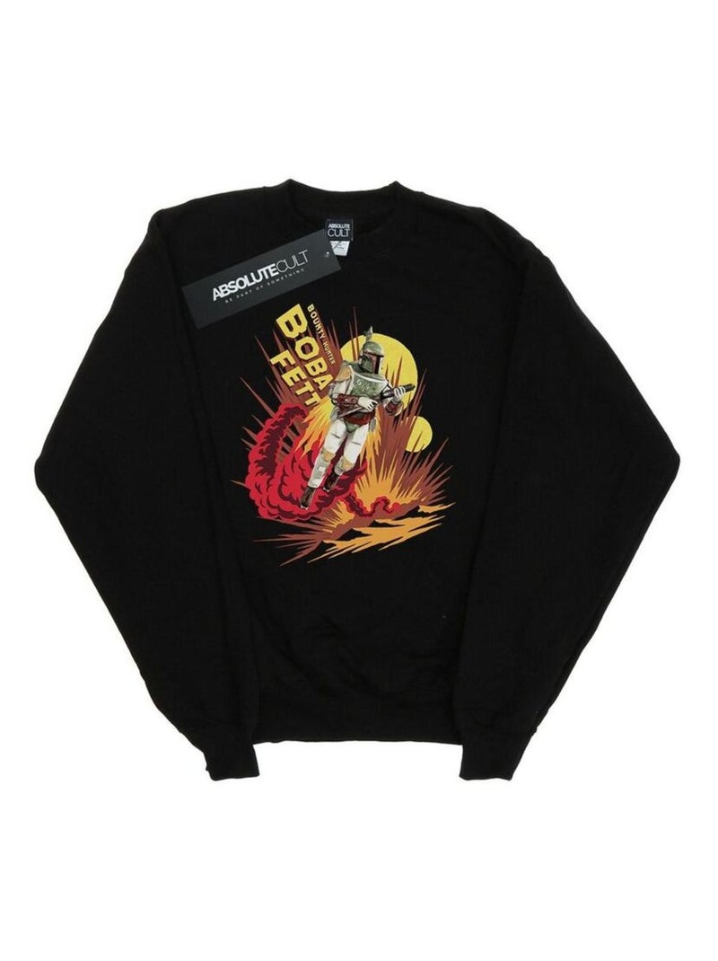 Star Wars - Sweat ROCKET POWERED Noir - Kiabi