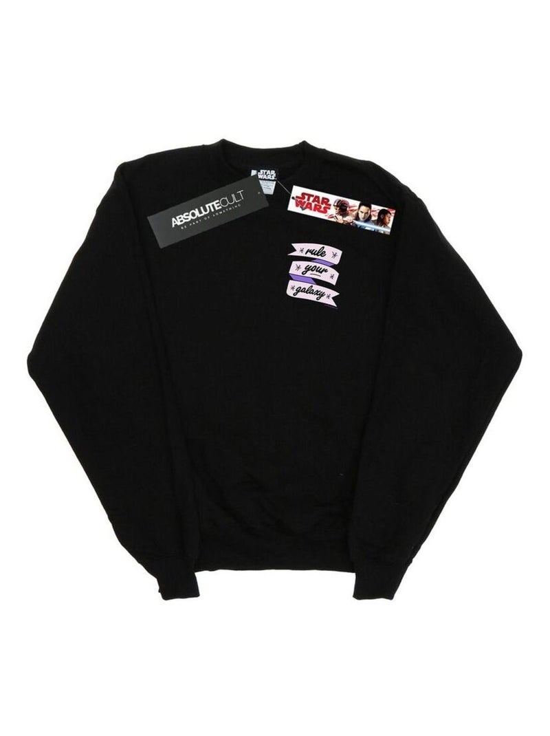 Star Wars - Sweat RULE YOUR GALAXY Noir - Kiabi