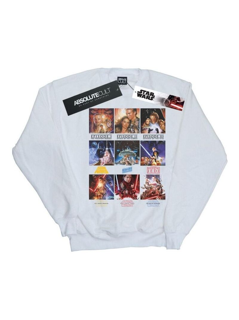Star Wars - Sweat SAGA Blanc - Kiabi