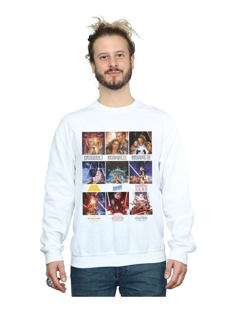 Star Wars - Sweat SAGA Blanc - Kiabi