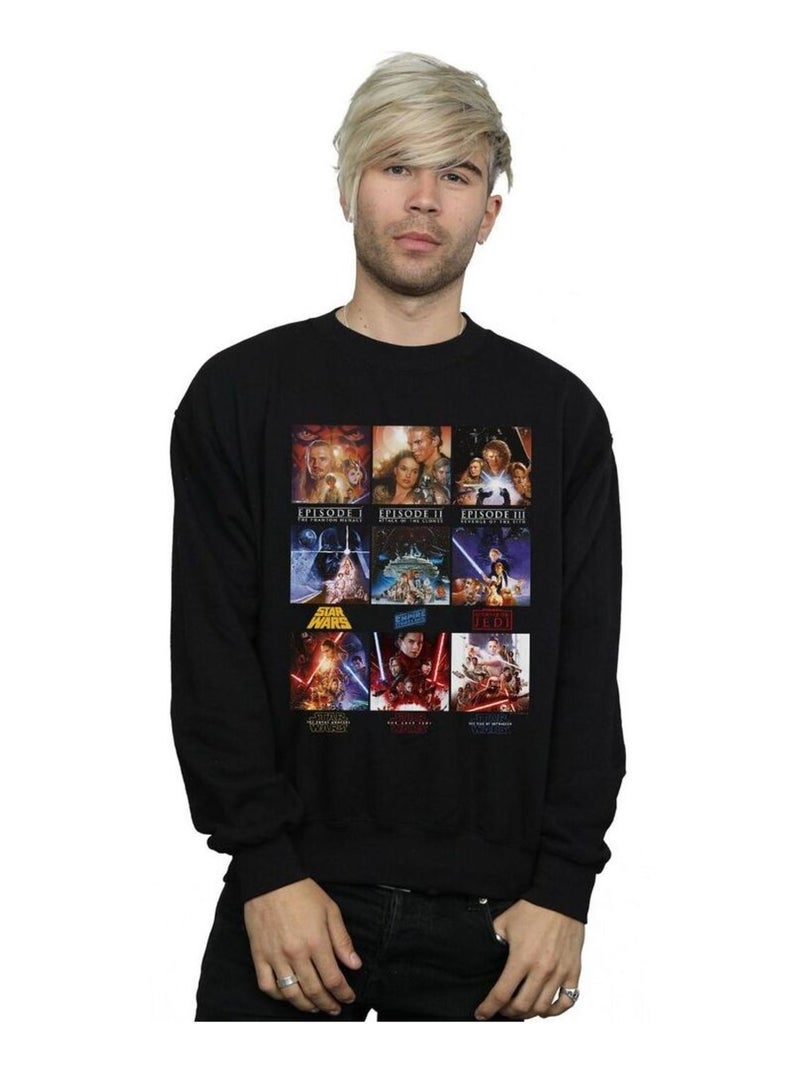 Star Wars - Sweat SAGA Noir - Kiabi
