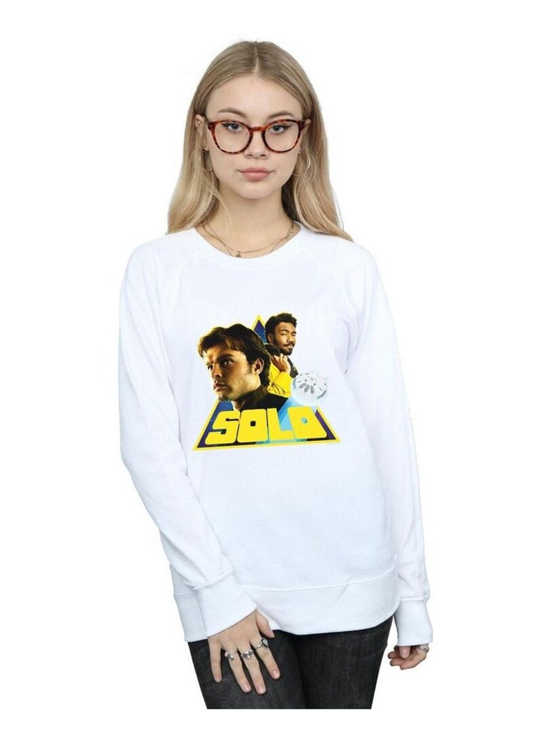 Star Wars - Sweat SOLO Blanc - Kiabi
