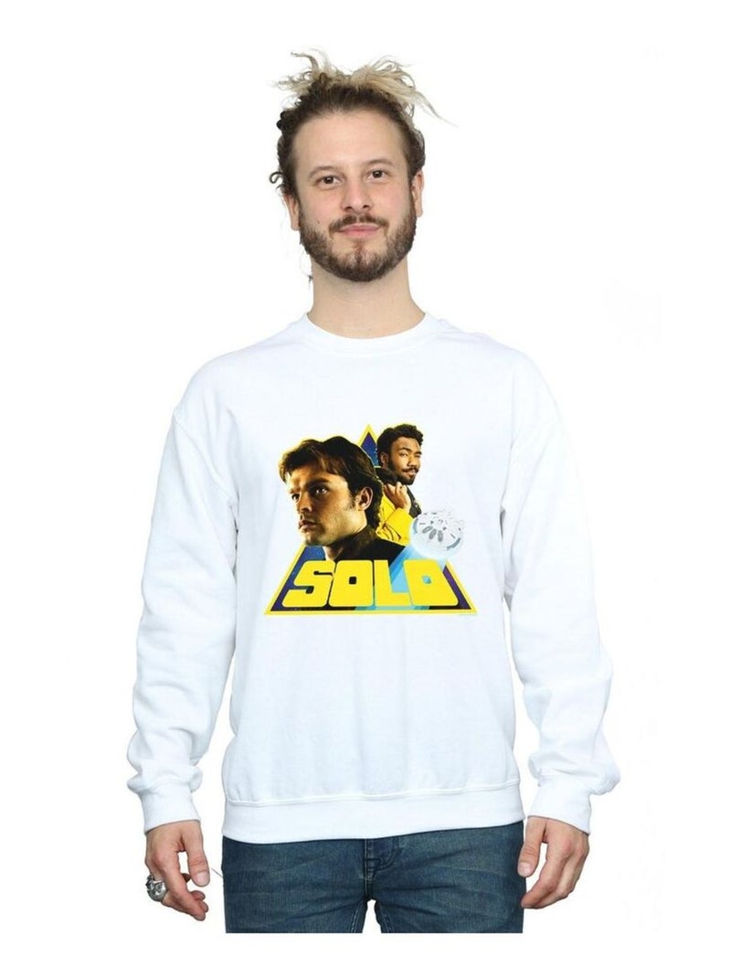 Star Wars - Sweat SOLO Blanc - Kiabi