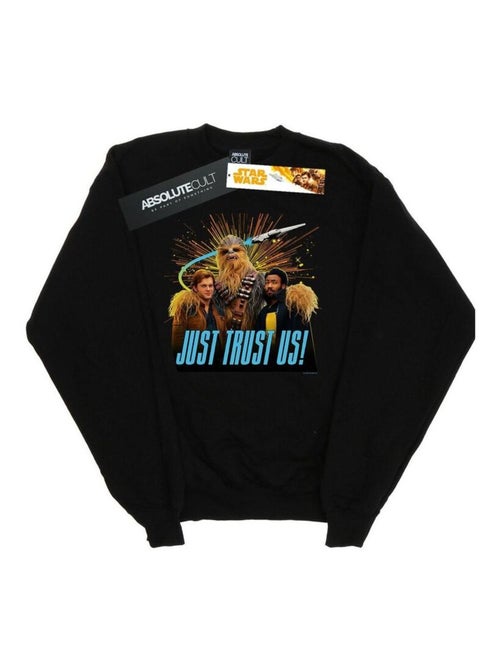 Star Wars - Sweat SOLO JUST TRUST US - Kiabi Star Wars - Sweat SOLO JUST TRUST US - Kiabi