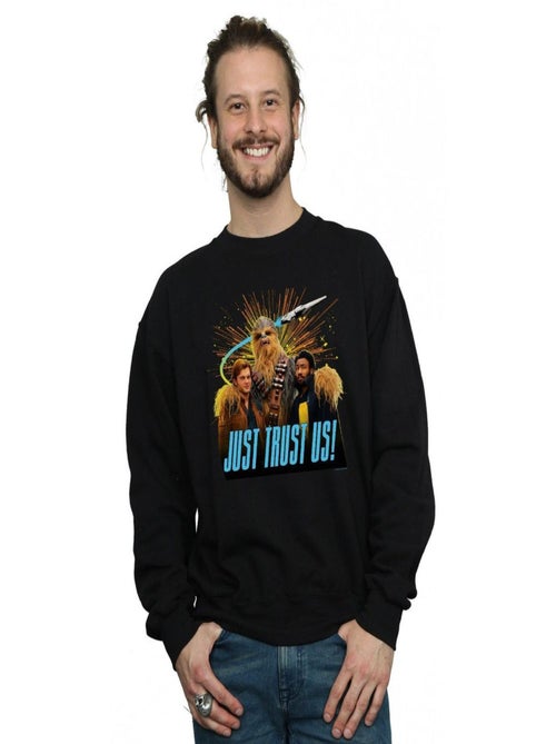 Star Wars - Sweat SOLO JUST TRUST US - Kiabi Star Wars - Sweat SOLO JUST TRUST US - Kiabi