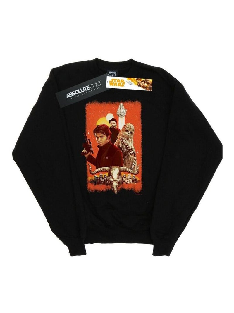 Star Wars - Sweat SOLO Noir - Kiabi