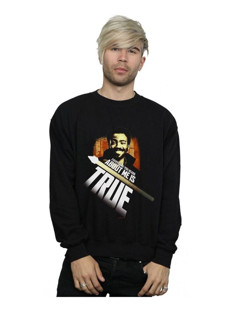 Star Wars - Sweat SOLO TRUE Noir - Kiabi