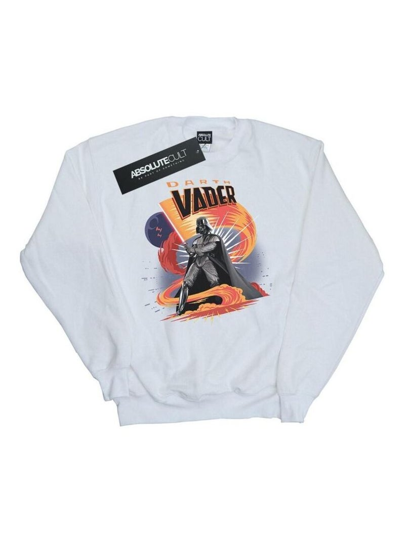 Star Wars - Sweat SWIRLING FURY Blanc - Kiabi