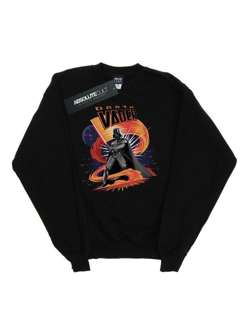 Star Wars - Sweat SWIRLING FURY Noir - Kiabi