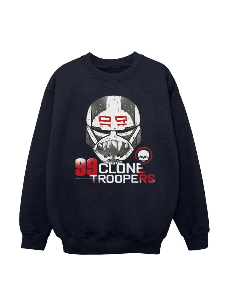 Star Wars - Sweat THE BAD BATCH CLONE TROOPERS Bleu marine - Kiabi