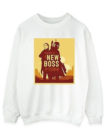 Star Wars - Sweat THE BOOK OF BOBA FETT NEW BOSS