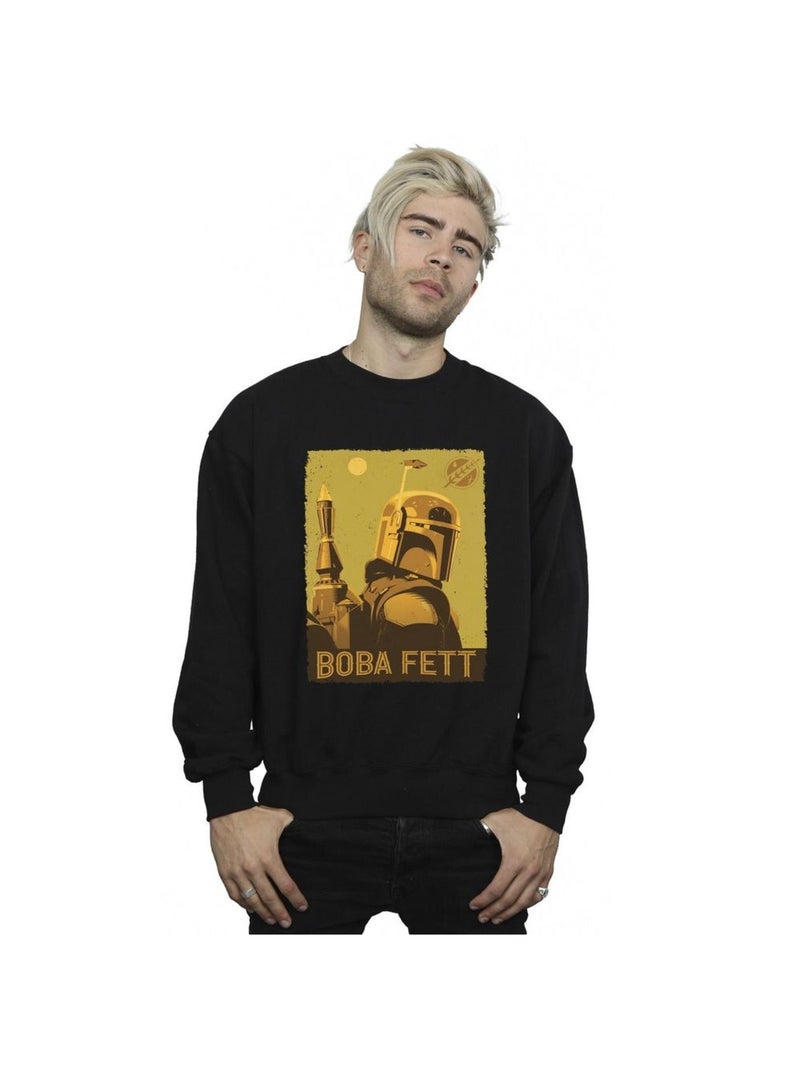 Star Wars - Sweat THE BOOK OF BOBA FETT PLANETARY STARE Noir - Kiabi