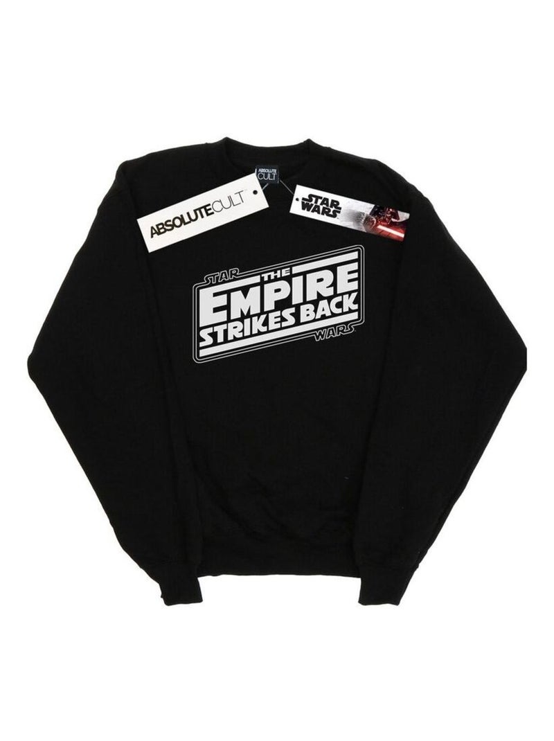 Star Wars - Sweat THE EMPIRE STRIKES BACK Noir - Kiabi
