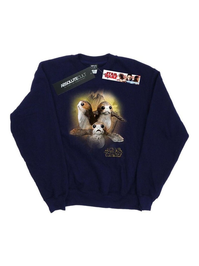 Star Wars - Sweat THE LAST JEDI Bleu marine - Kiabi