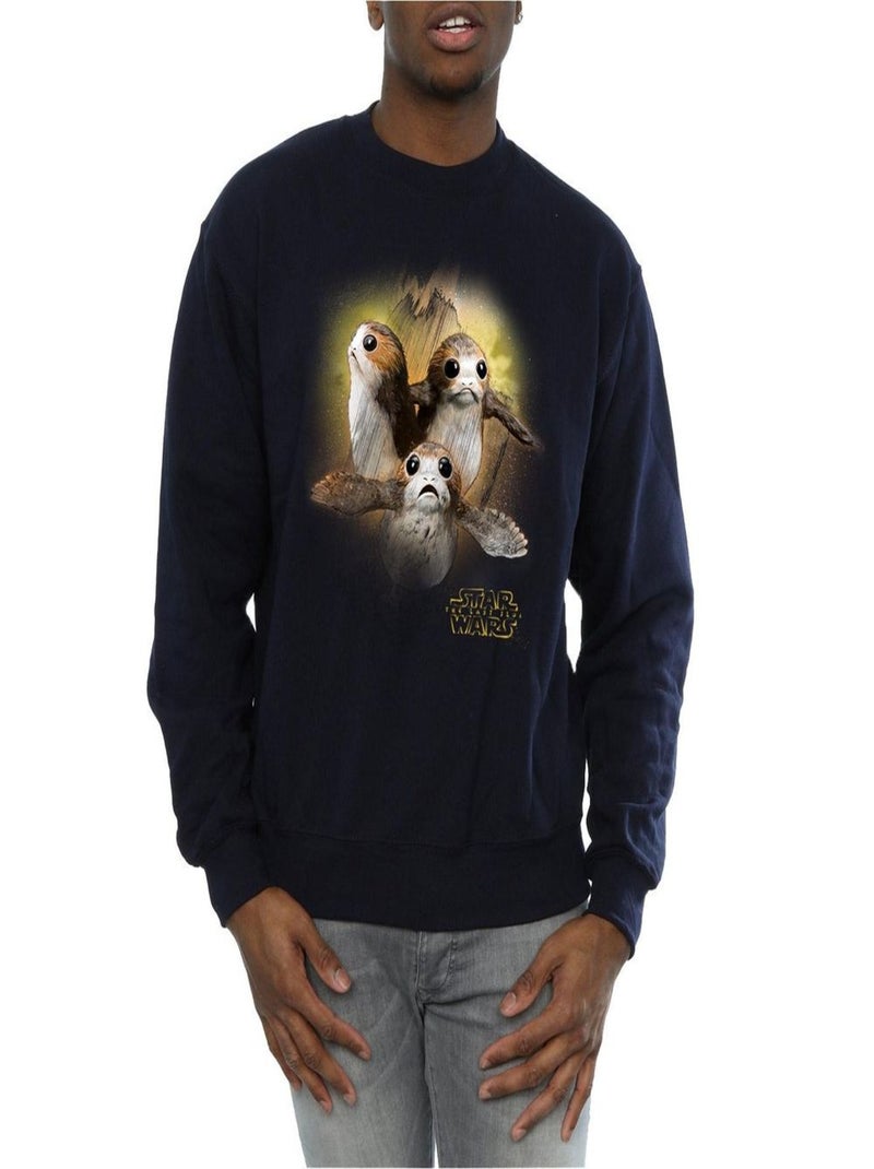Star Wars - Sweat THE LAST JEDI Bleu marine - Kiabi