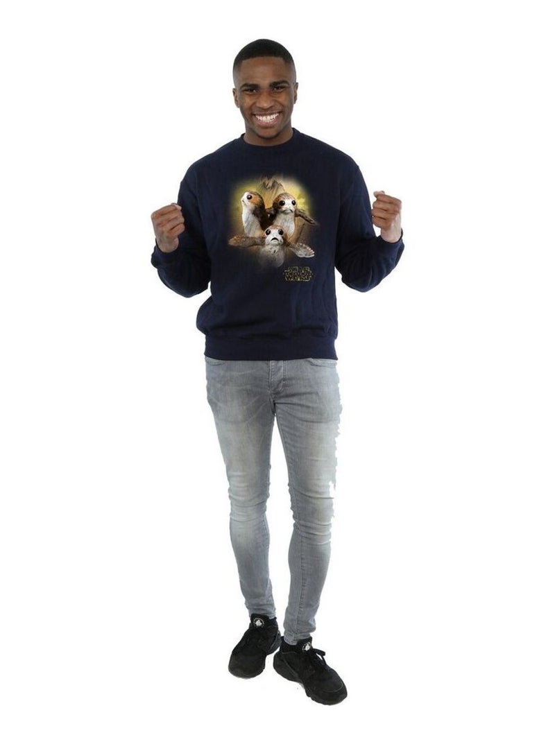 Star Wars - Sweat THE LAST JEDI Bleu marine - Kiabi