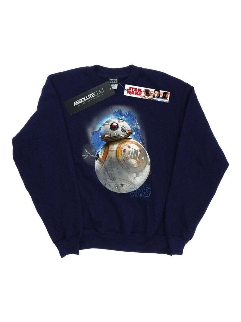 Star Wars - Sweat THE LAST JEDI Bleu marine - Kiabi