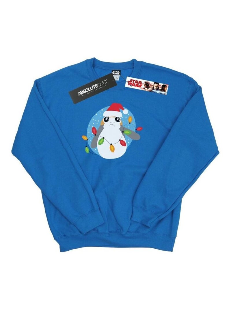 Star Wars - Sweat THE LAST JEDI Bleu roi - Kiabi
