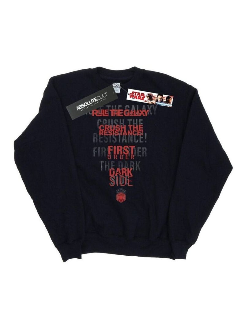 Star Wars - Sweat THE LAST JEDI DARK SIDE ECHO Noir - Kiabi