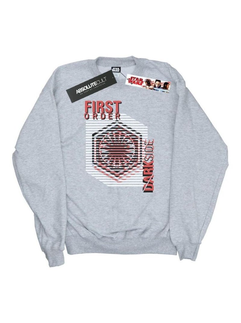 Star Wars - Sweat THE LAST JEDI DARK SIDE Gris chiné - Kiabi