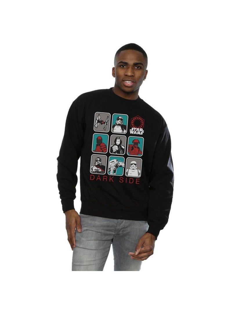 Star Wars - Sweat THE LAST JEDI DARK SIDE Noir - Kiabi