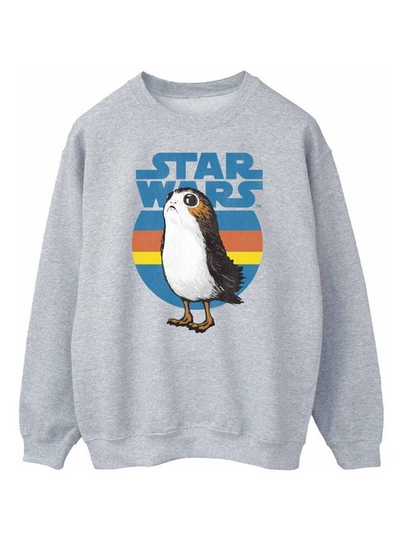 Star Wars - Sweat THE LAST JEDI Gris chiné - Kiabi