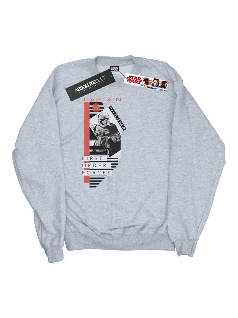 Star Wars - Sweat THE LAST JEDI Gris chiné - Kiabi